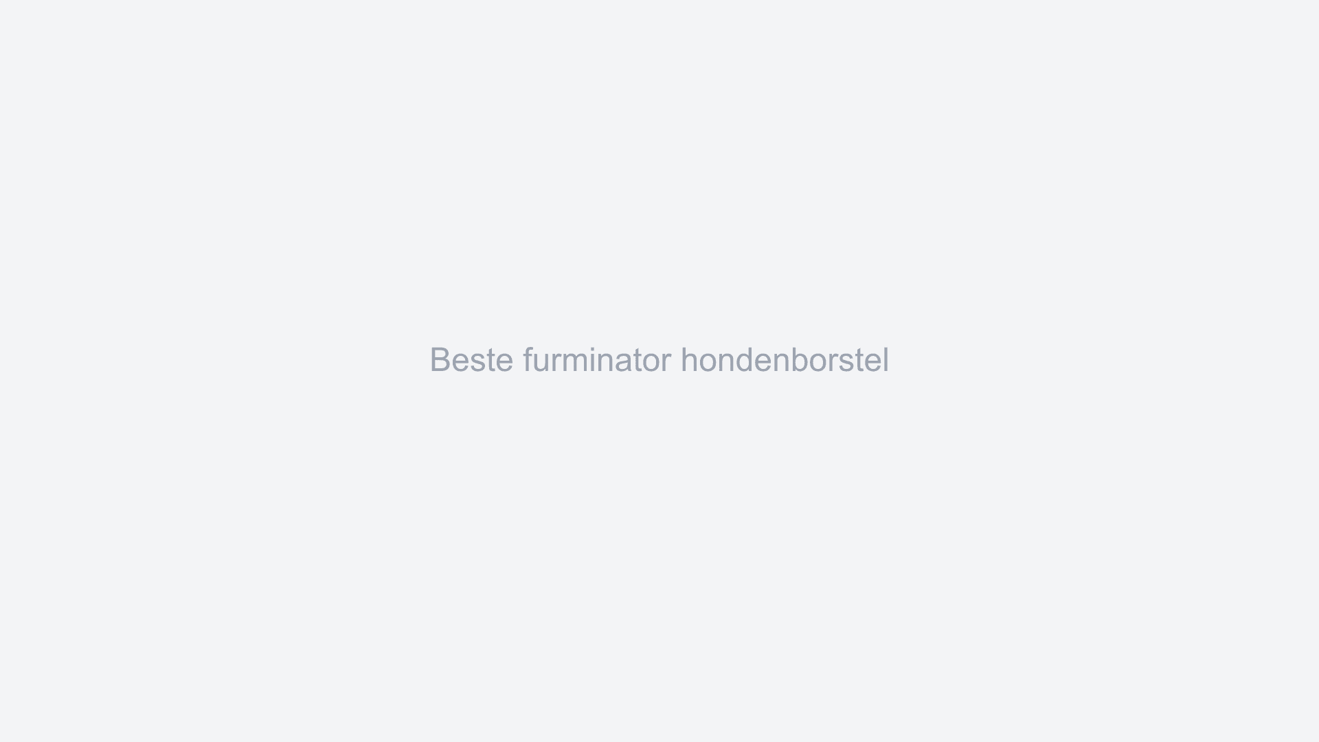 Beste furminator hondenborstel
